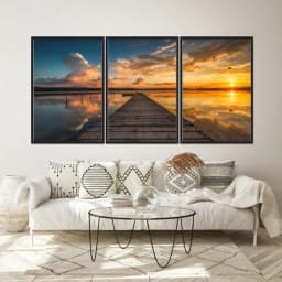 Kit Quadros Decorativos Passarela