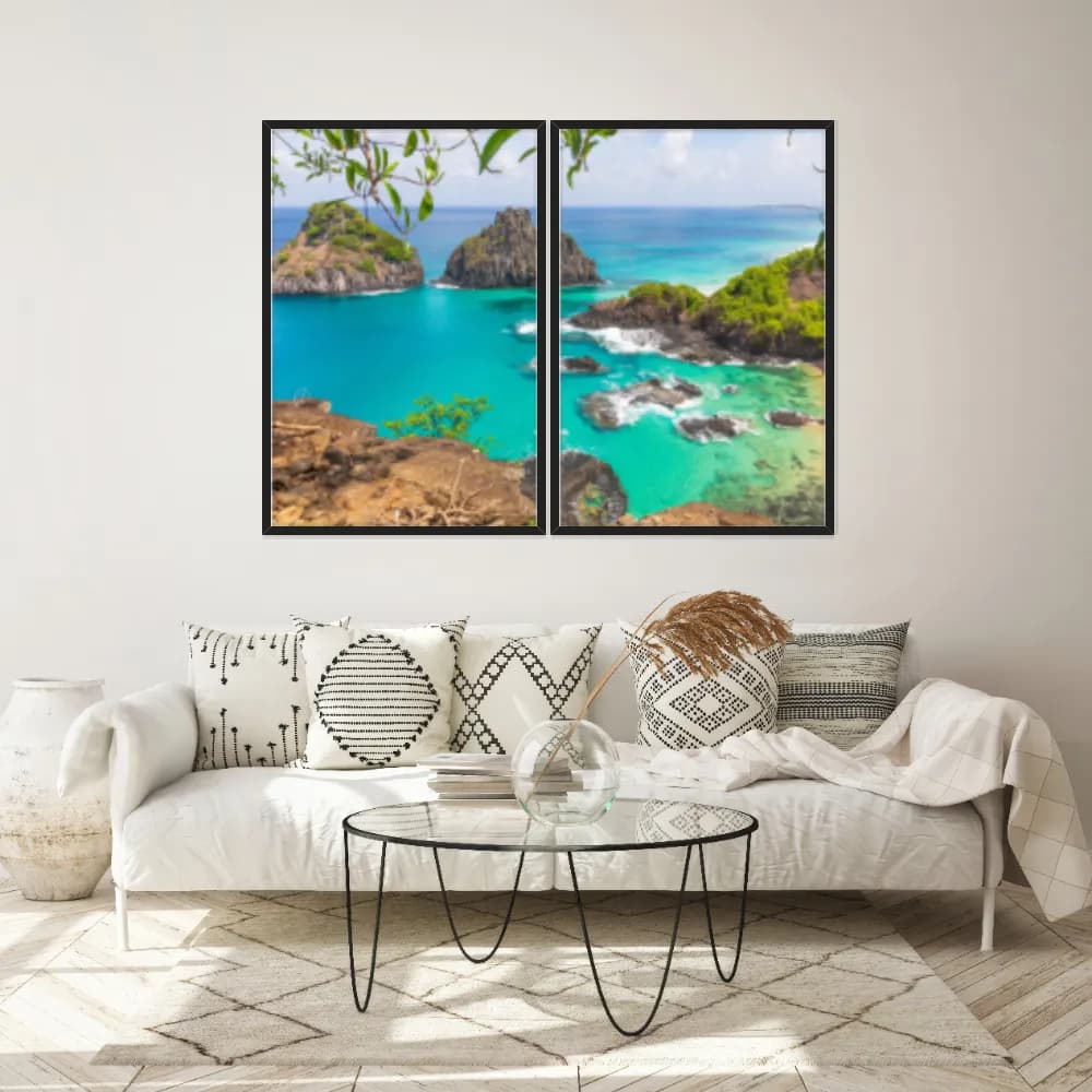 Kit Quadros Decorativos Ilha