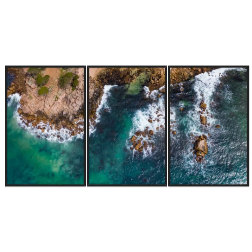 Kit Quadros Decorativos Mar