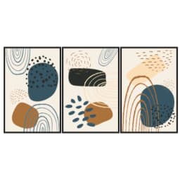 Kit Quadros Decorativos Formas Boho