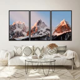 Kit Quadros Decorativos Montanha