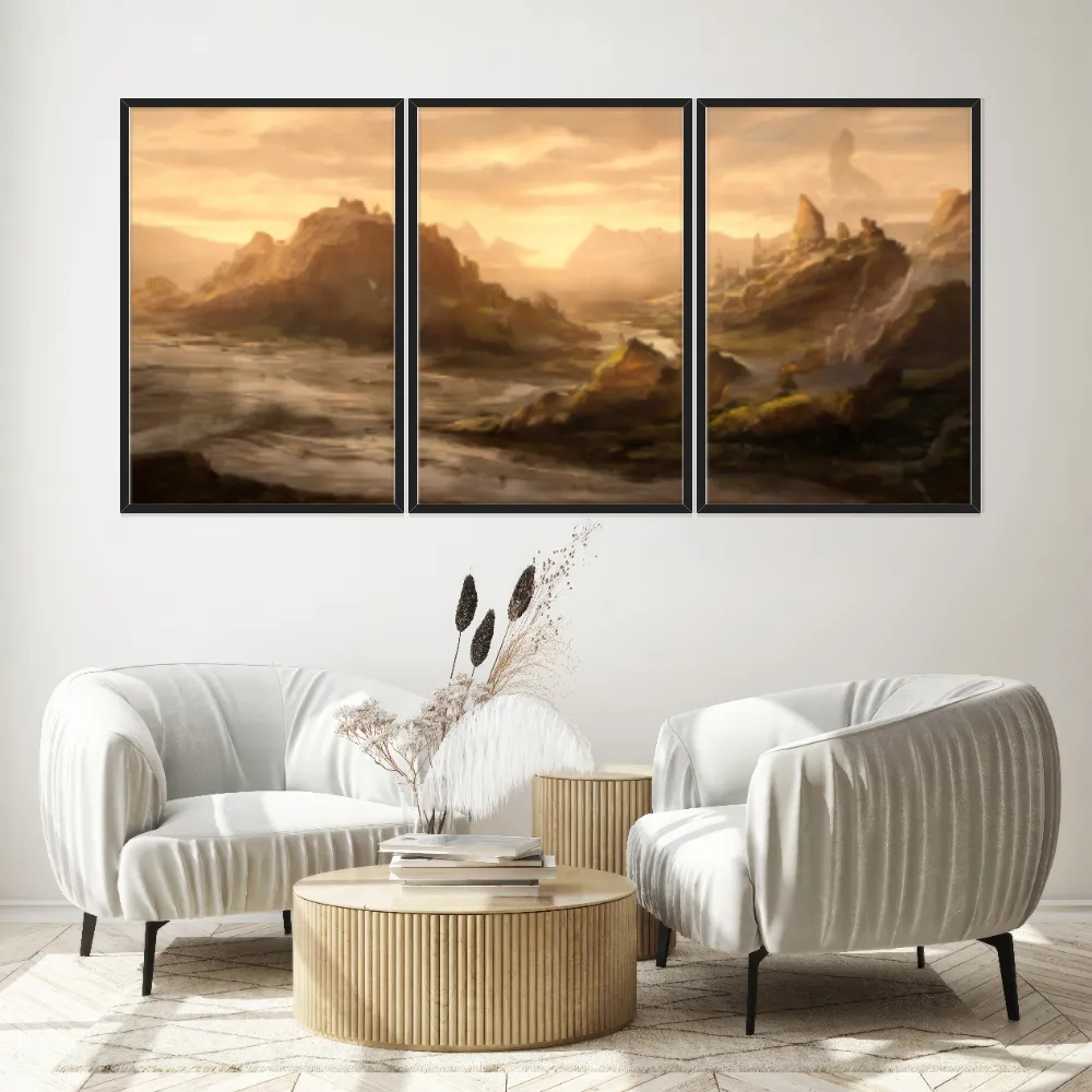 Kit Quadros Decorativos Montanha