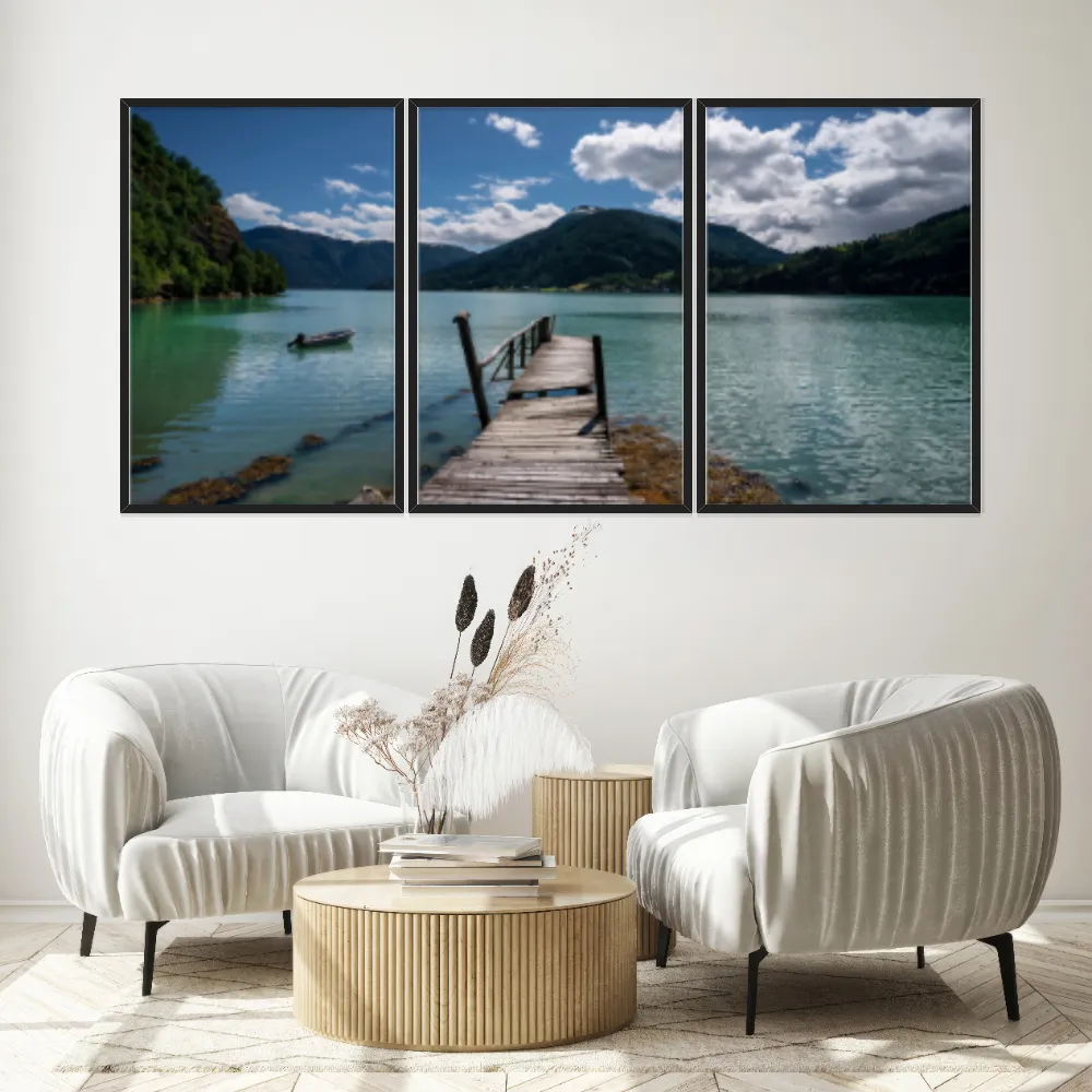 Kit Quadros Decorativos Passarela