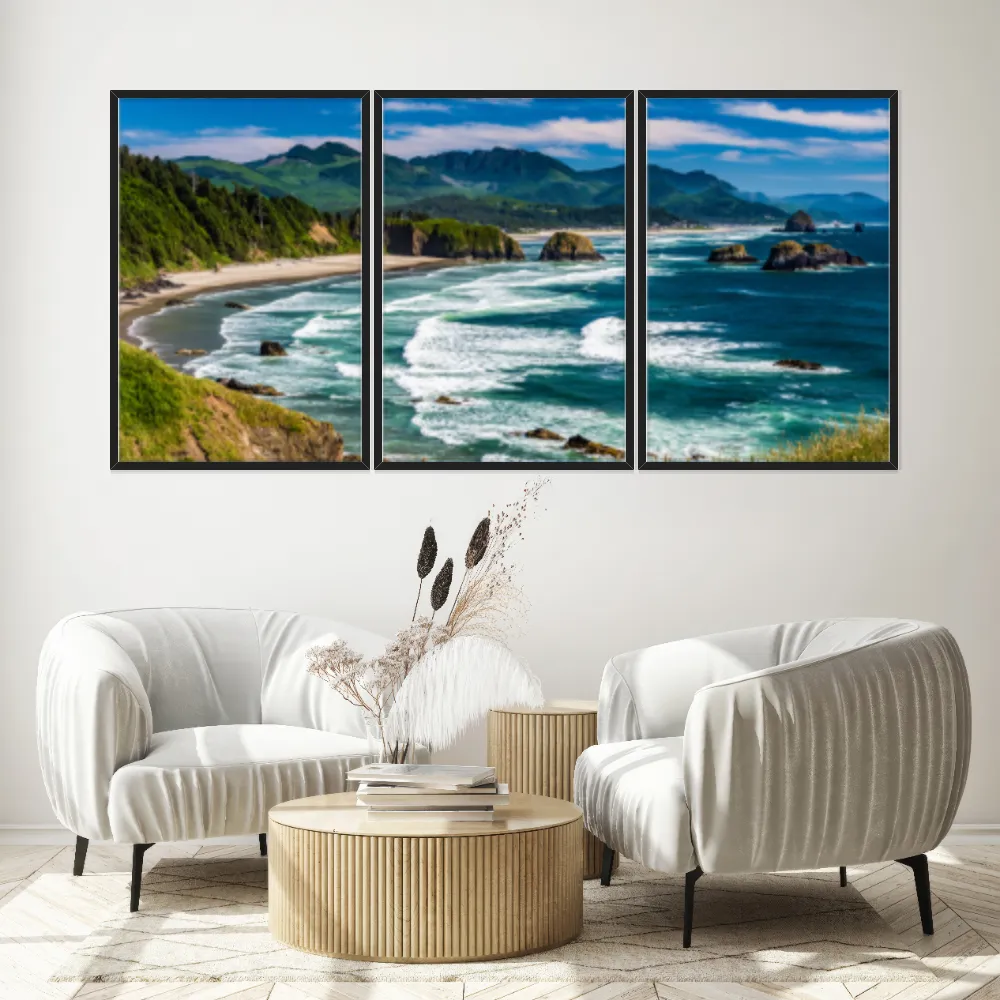 Kit Quadros Decorativos Mar
