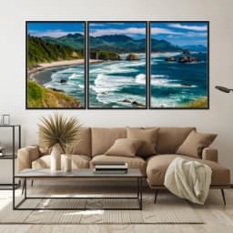 Kit Quadros Decorativos Mar