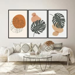 Kit Quadros Decorativos Costela De Adão