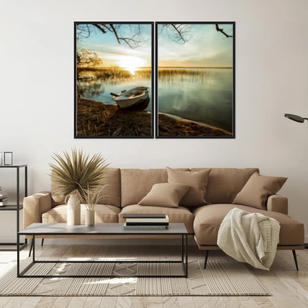 Kit Quadros Decorativos Beira Do Mar