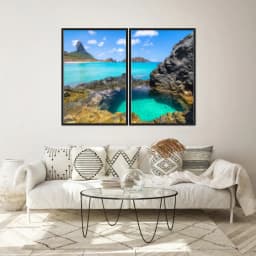 Kit Quadros Decorativos Fernando De Noronha