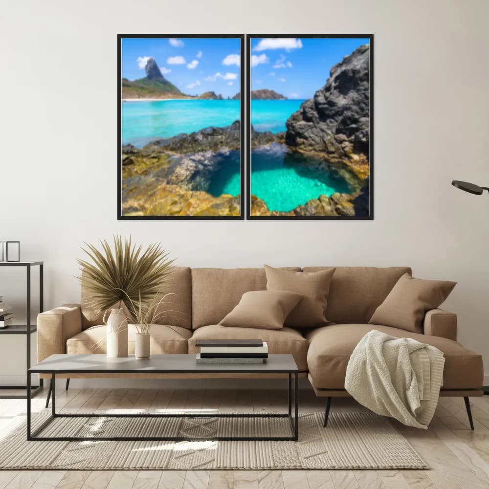 Kit Quadros Decorativos Fernando De Noronha