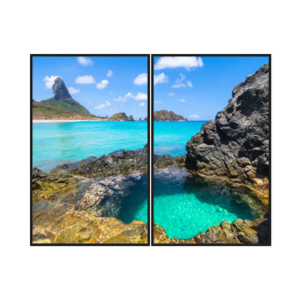 Kit Quadros Decorativos Fernando De Noronha