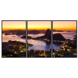 Kit Quadros Decorativos Rio De Janeiro