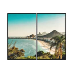 Kit Quadros Decorativos Copacabana Rio De Janeiro