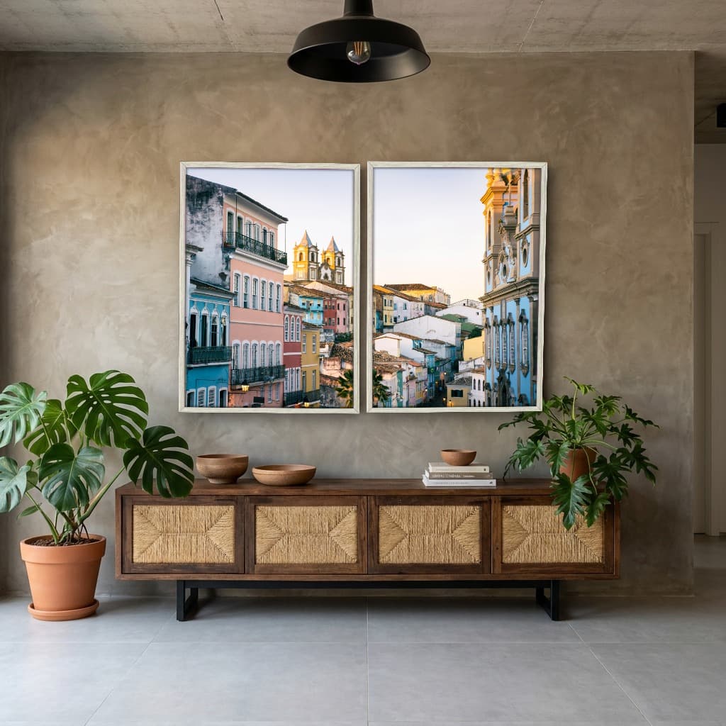 Kit Quadros Decorativos Pelourinho Bahia