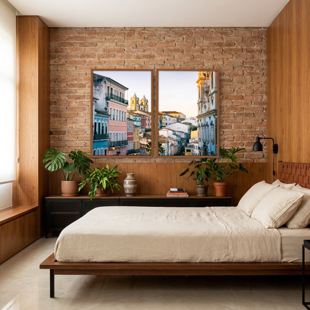 Kit Quadros Decorativos Pelourinho Bahia